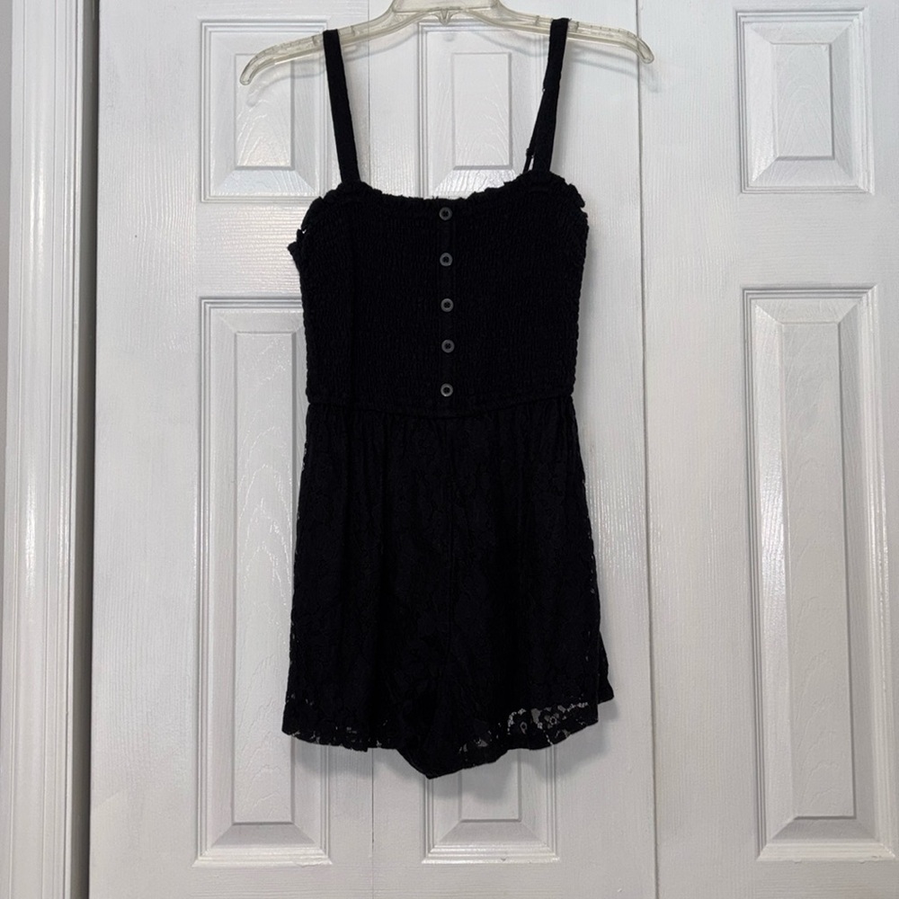 HOLLISTER Black Lace Romper